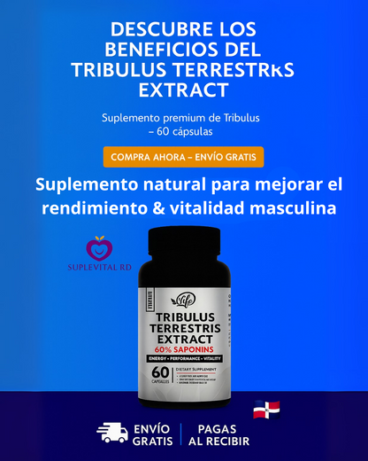 🔥Tribulus Terrestris Extract – El secreto natural para la vitalidad masculina