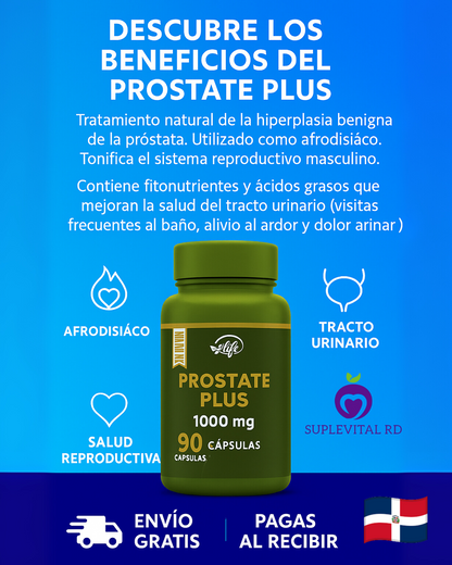 👨‍⚕️ Prostate Plus 90 Cápsulas – Cuidado natural para la próstata y vitalidad masculina