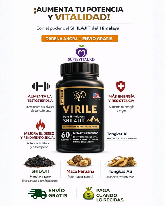 SHILAJIT Premium – 60 Cápsulas de Impulso Masculino | Actívate desde adentro: potencia, claridad y resistencia.